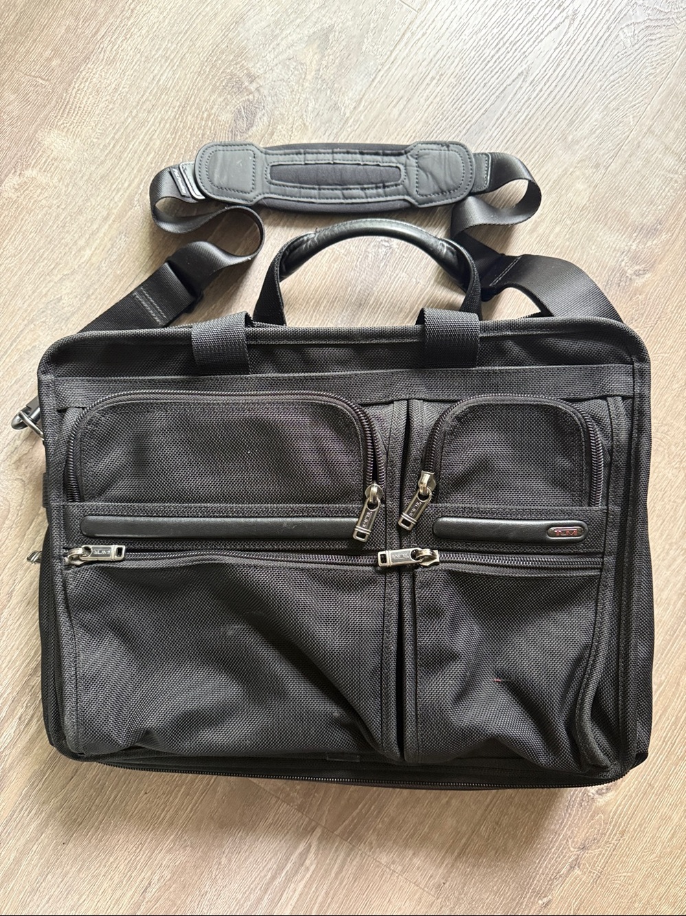 TUMI Alpha Ballistic Nylon Laptop Briefcase Bag